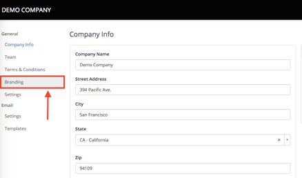 Adding Company Branding, Logo and Company Bio 1