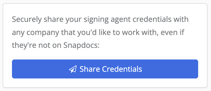 How to Share Your Credentials 1