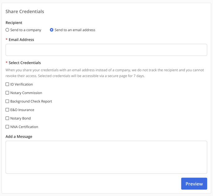 How to Share Your Credentials 3