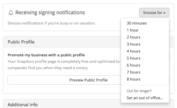 Snoozing Your Notifications and Setting an Out of Office-2