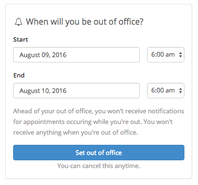 Snoozing Your Notifications and Setting an Out of Office-3