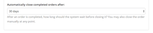 Auto Closing Completed Orders 1