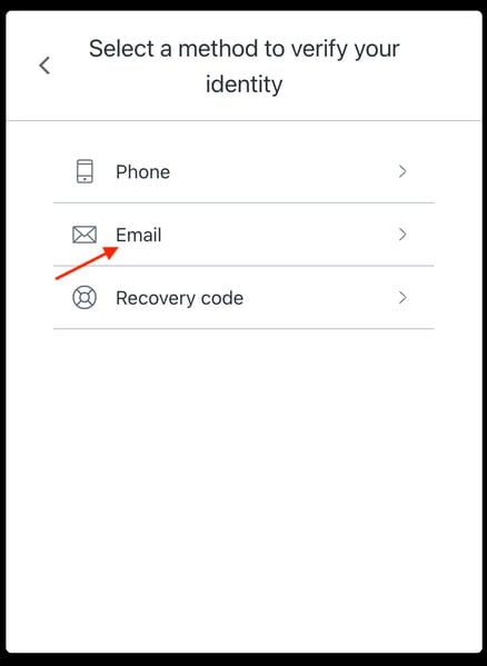 Choose Email