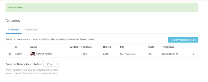 Client User Preferred Notaries 4