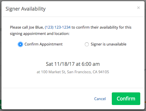 Confirming Signing Appointments3