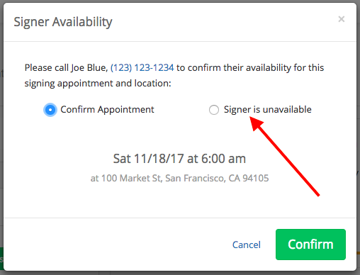 Confirming Signing Appointments6