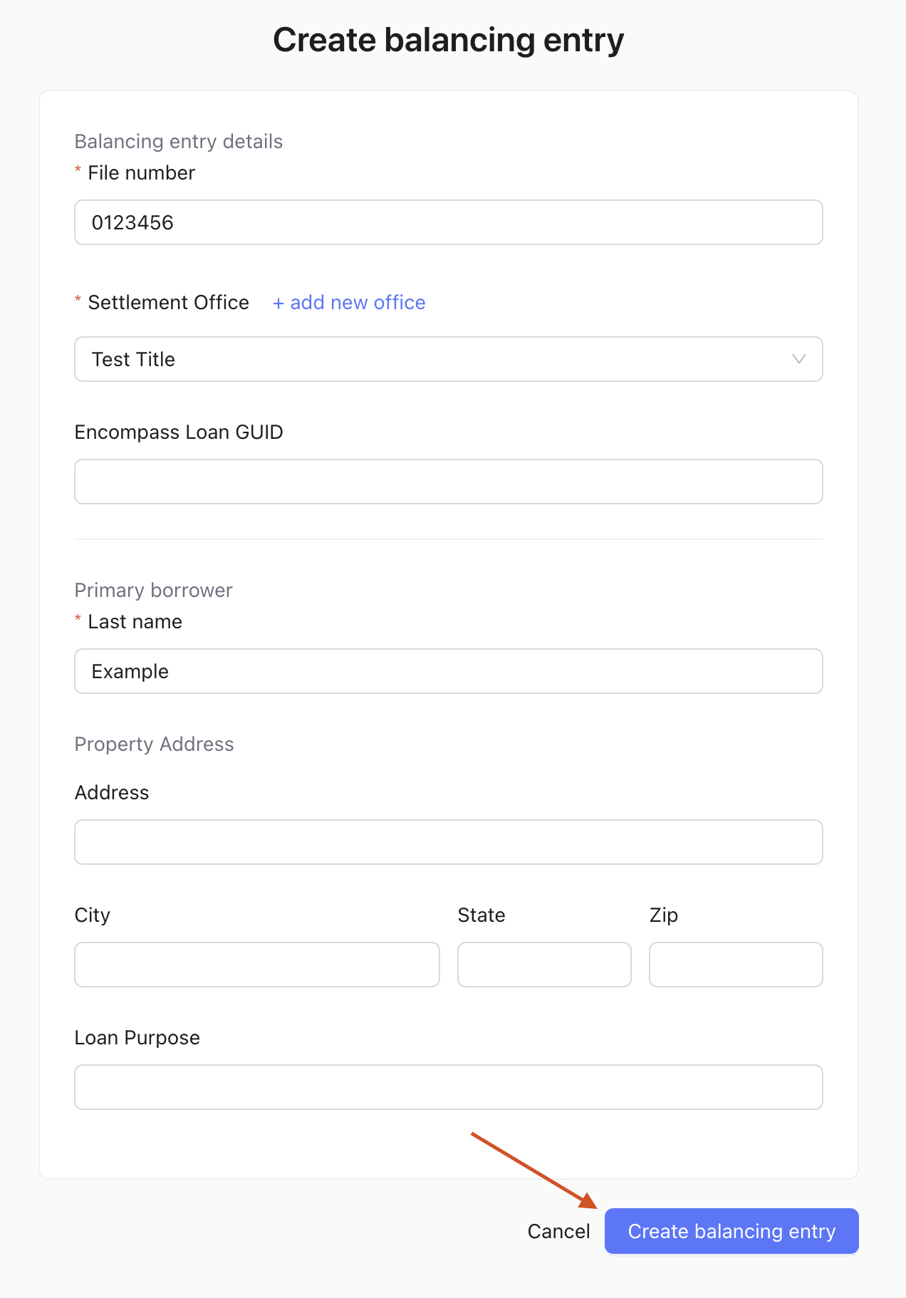 How to Create a CD Balancing Entry in Snapdocs