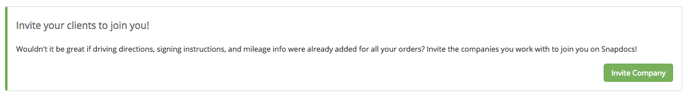 Inviting Companies to Join Snapdocs 1