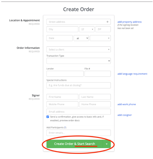 Placing Your First Order on Snapdocs-5