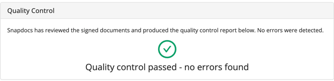 Quality Control Passed Notary