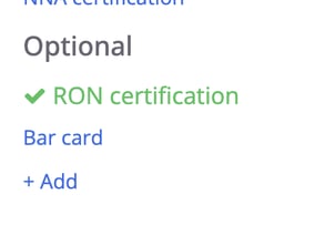 RON certified