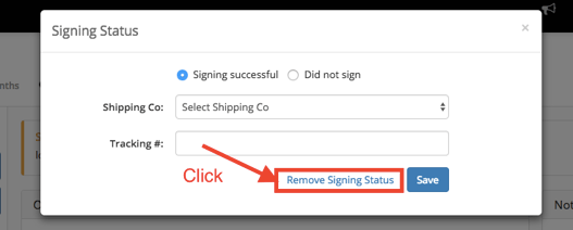 Removing a Signing Status-2