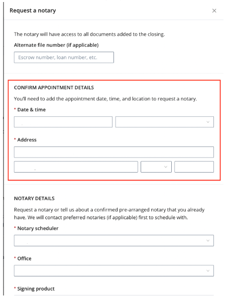 Requesting a Notary for a Closing-3