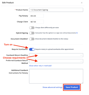 Scanback Method and Deadline Settings-7