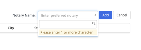 Search for Notary
