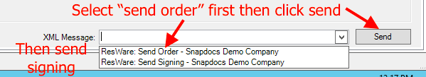 Sending Documents Through Snapdocs 3