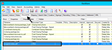 Sending the Notary Confirmation PDF to Resware-3