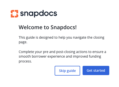 Snapdocs for Settlement User Guide 4