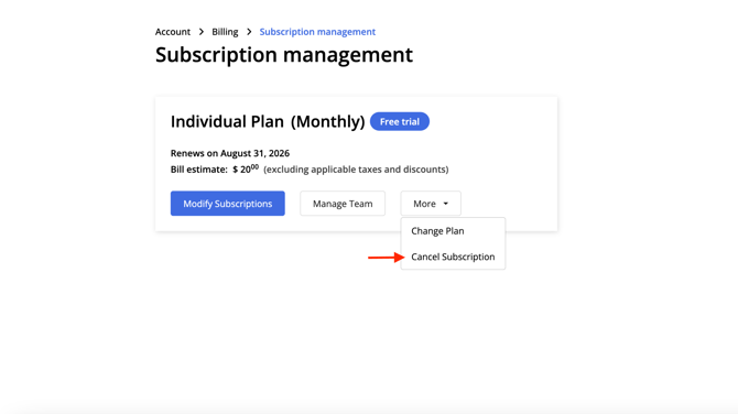 Subscription Management