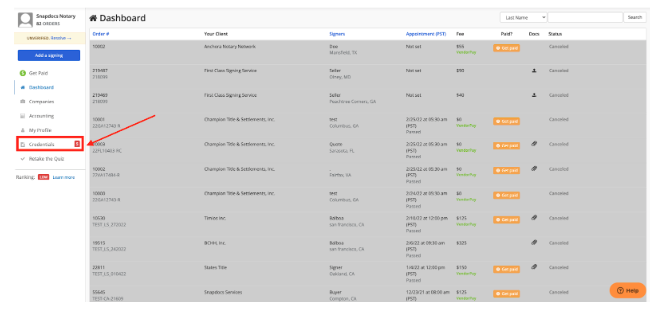 Uploading and Deleting Credential Documents 1