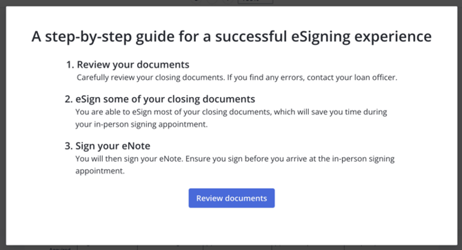 borrower enote 3 steps