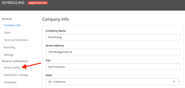 Updating Company Email Settings 2